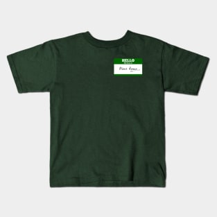 Hello My Name Is Oliver Queen Sticker - Green Arrow Kids T-Shirt